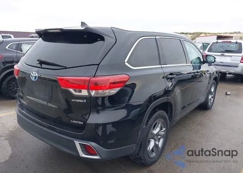 2017 Toyota Highlander Hybrid Limited Platinum from USA, damaged, VIN 5TDDGRFH4HS031890